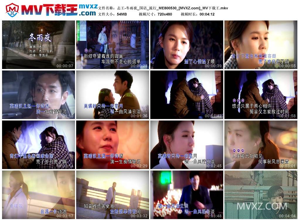 志王-冬雨夜_国语_流行_ME800530